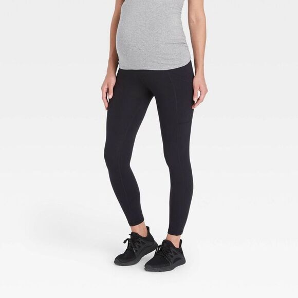 Isabel Maternity by Ingrid & 28" Regular Ankle Leg Black - Picture 1 of 4
